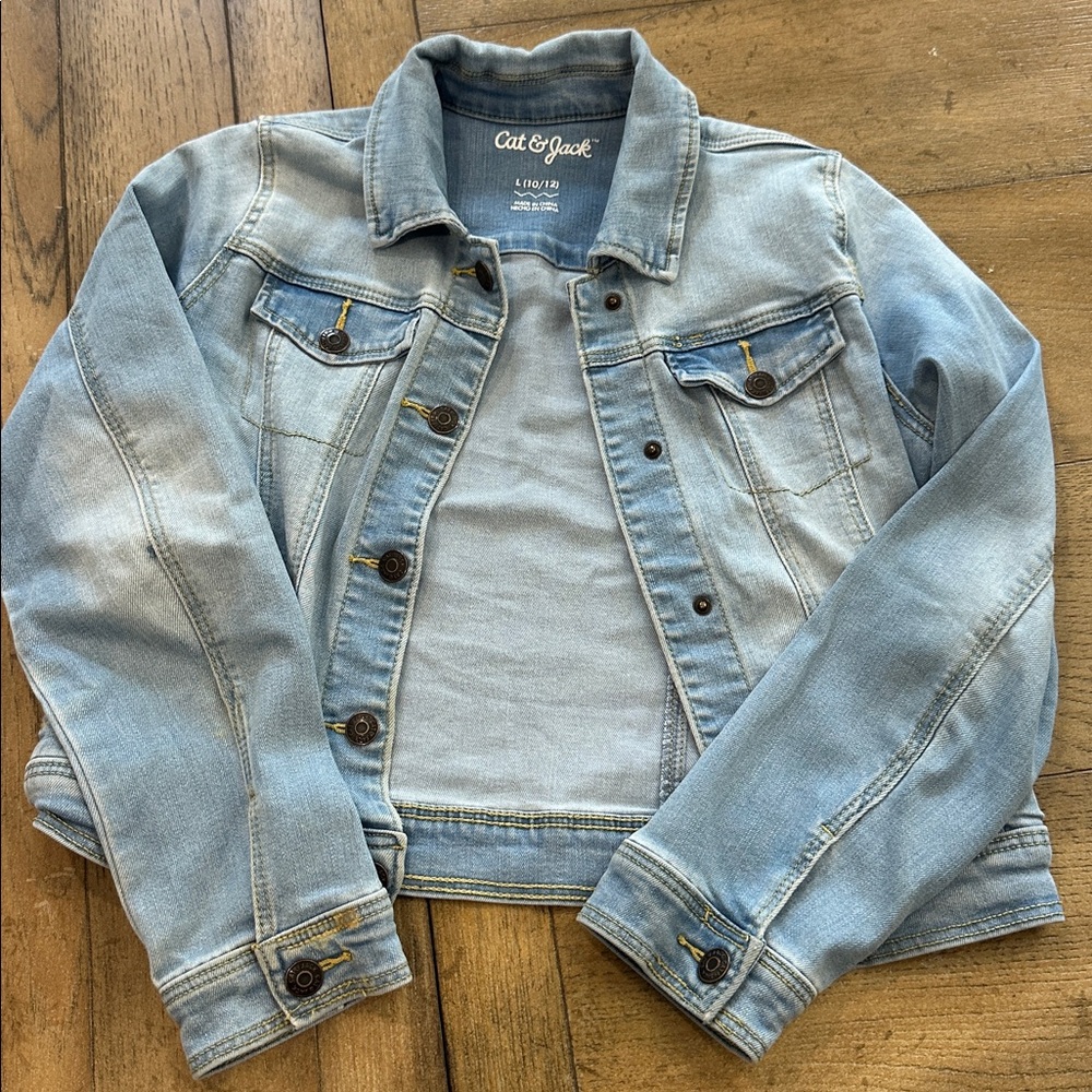 Girls denim stretch jacket